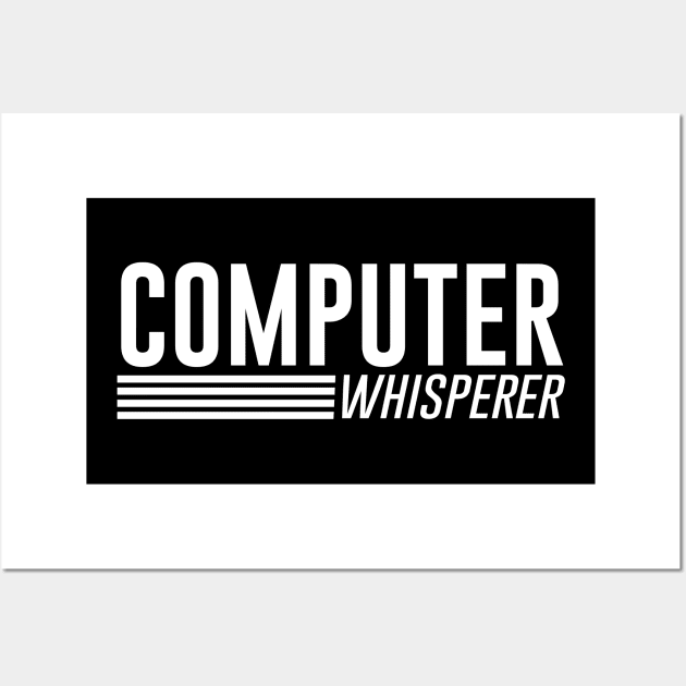 Computer whisperer Wall Art by Portals